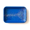 Discount Splatter Fest Enamel Roasting and Serving Dish, Cobalt Blue Middle Eastern Ingredients|Baking Supplies & Equipment