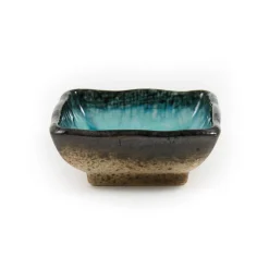 Sale Square Turquoise Dipping Bowl, 7cm Tableware Brands|Japanese Ingredients