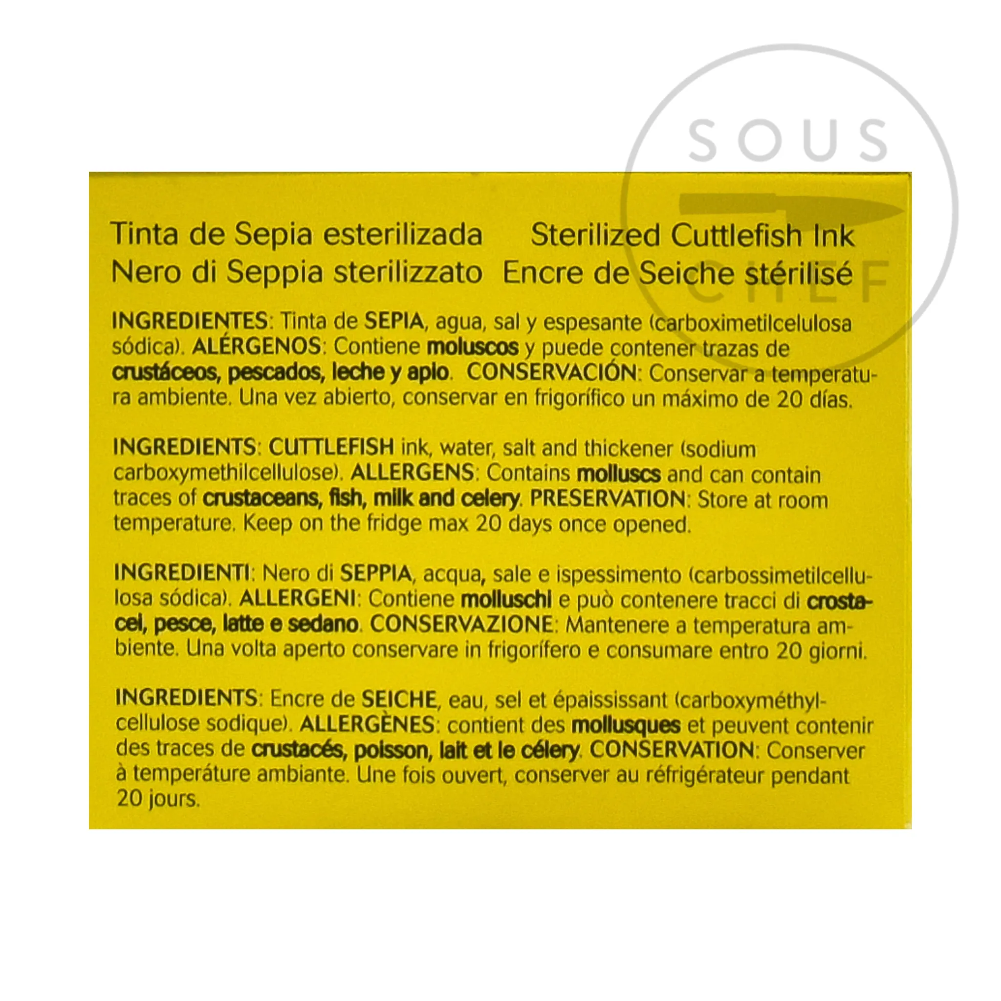 Sale Squid Ink' Sachets - Cuttlefish Ink Spanish Ingredients|Italian Ingredients