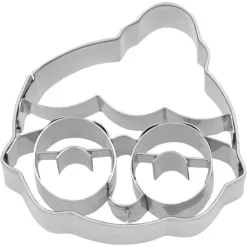 Hot Stainless Steel Mrs. Claus Cookie Cutter, 5cm Baking Supplies & Equipment