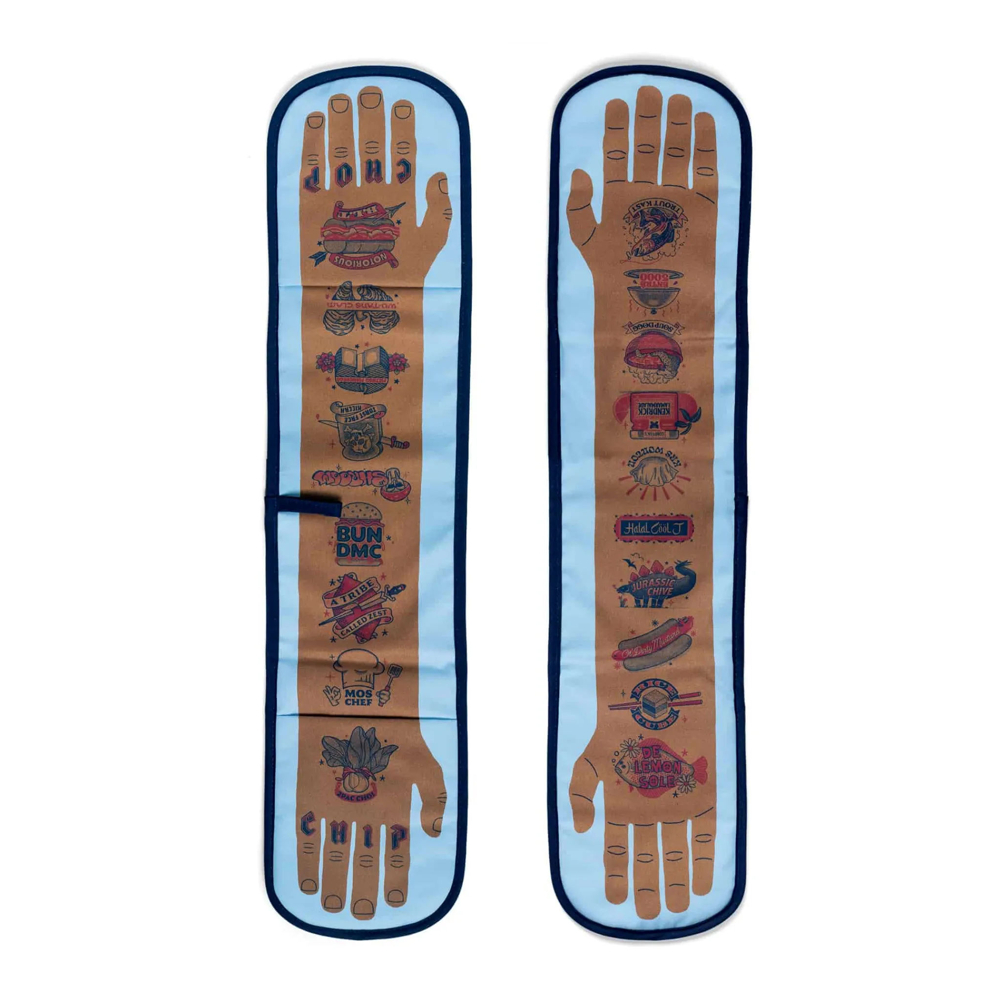 Chip Chop Double Oven Glove Kitchen Textiles & Clothing