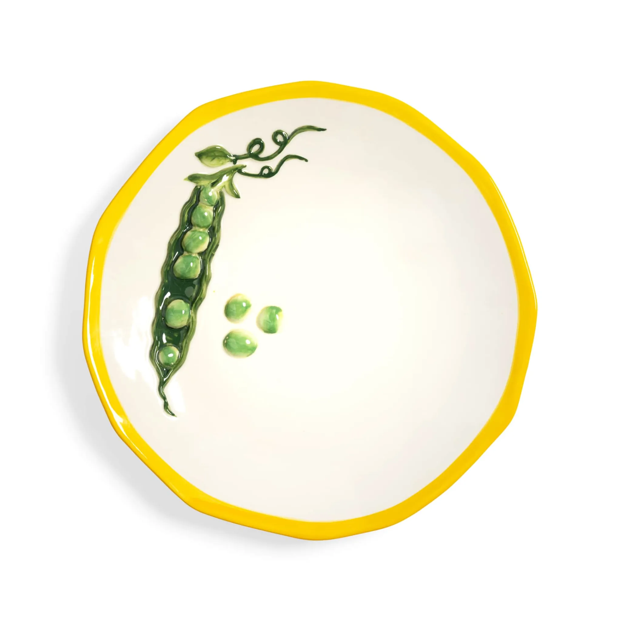 Discount Sugarsnap Pea Ceramic Platter, 31cm Tableware Brands