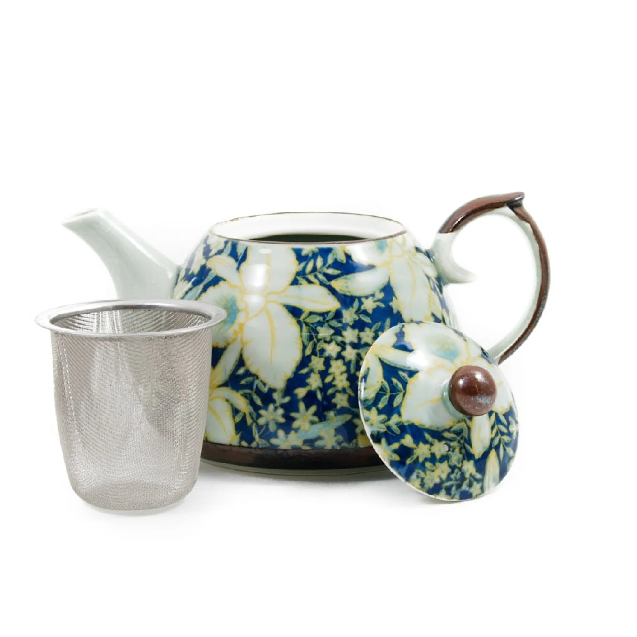 Clearance Suisen Blue Japanese Teapot Tableware Brands|Japanese Ingredients