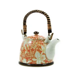 Outlet Suisen Red Japanese Teapot Tableware Brands|Japanese Ingredients