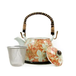 Outlet Suisen Red Japanese Teapot Tableware Brands|Japanese Ingredients