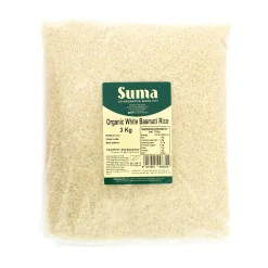 Organic White Basmati Rice, 3kg Ingredients Brands|Indian Ingredients