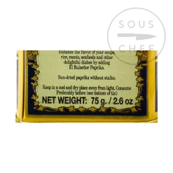 Hot Sundried Paprika D.O. Murcia Picante, 75g Ingredients Brands|Spanish Ingredients