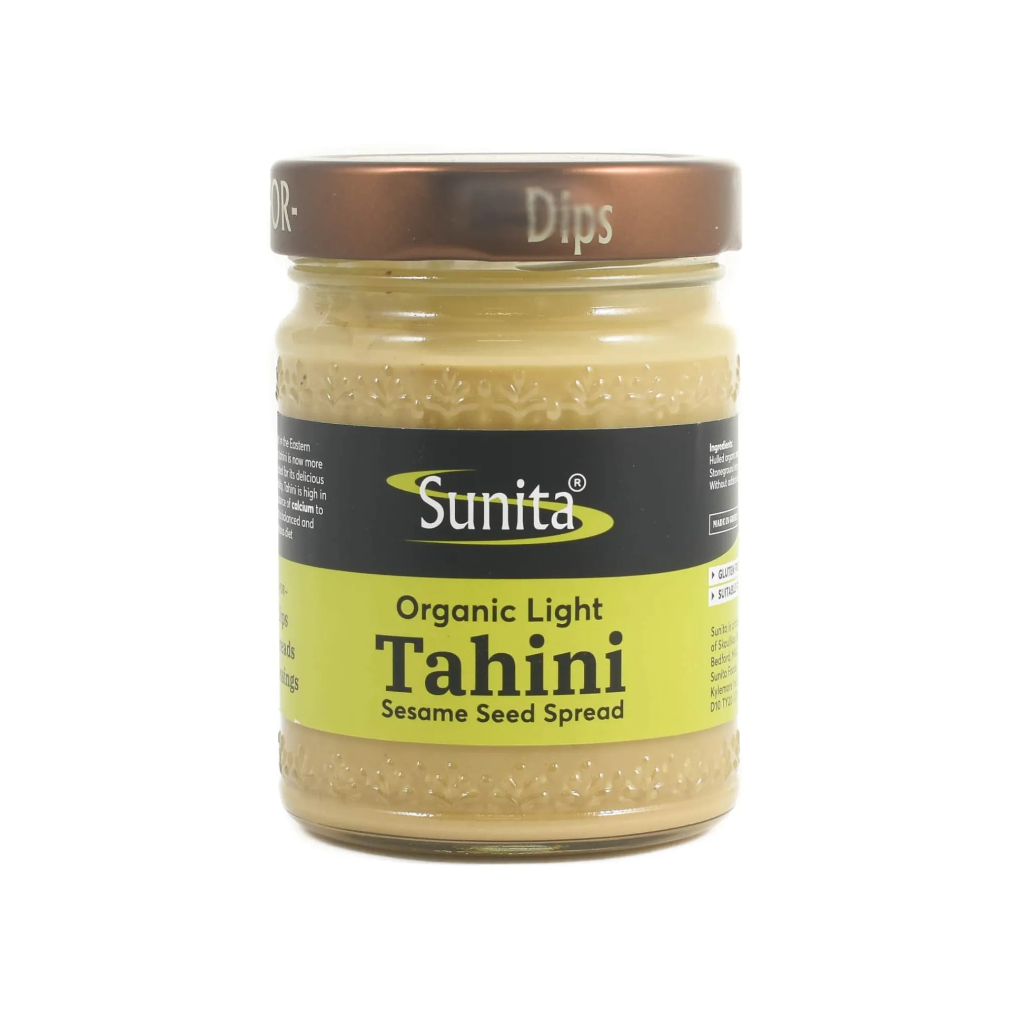 New Sunita Organic Light Tahini, 280g Ingredients Brands|Sauces & Condiments