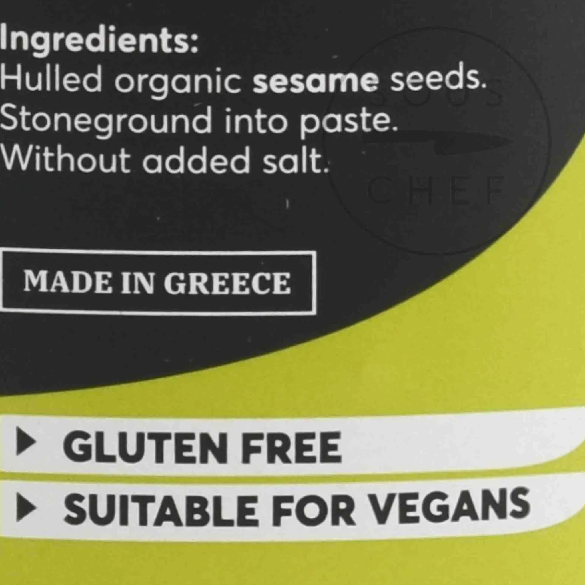 New Sunita Organic Light Tahini, 280g Ingredients Brands|Sauces & Condiments