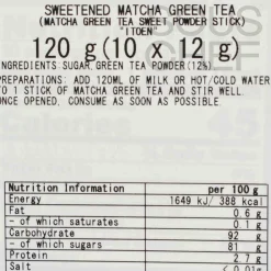 Sweet Matcha Green Tea Powder, 120g Ingredients Brands|Drinks