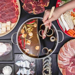 Table Top Chinese Hot Pot 4.5 litres, Serve 6-8 Chinese Ingredients|Kitchen Electricals