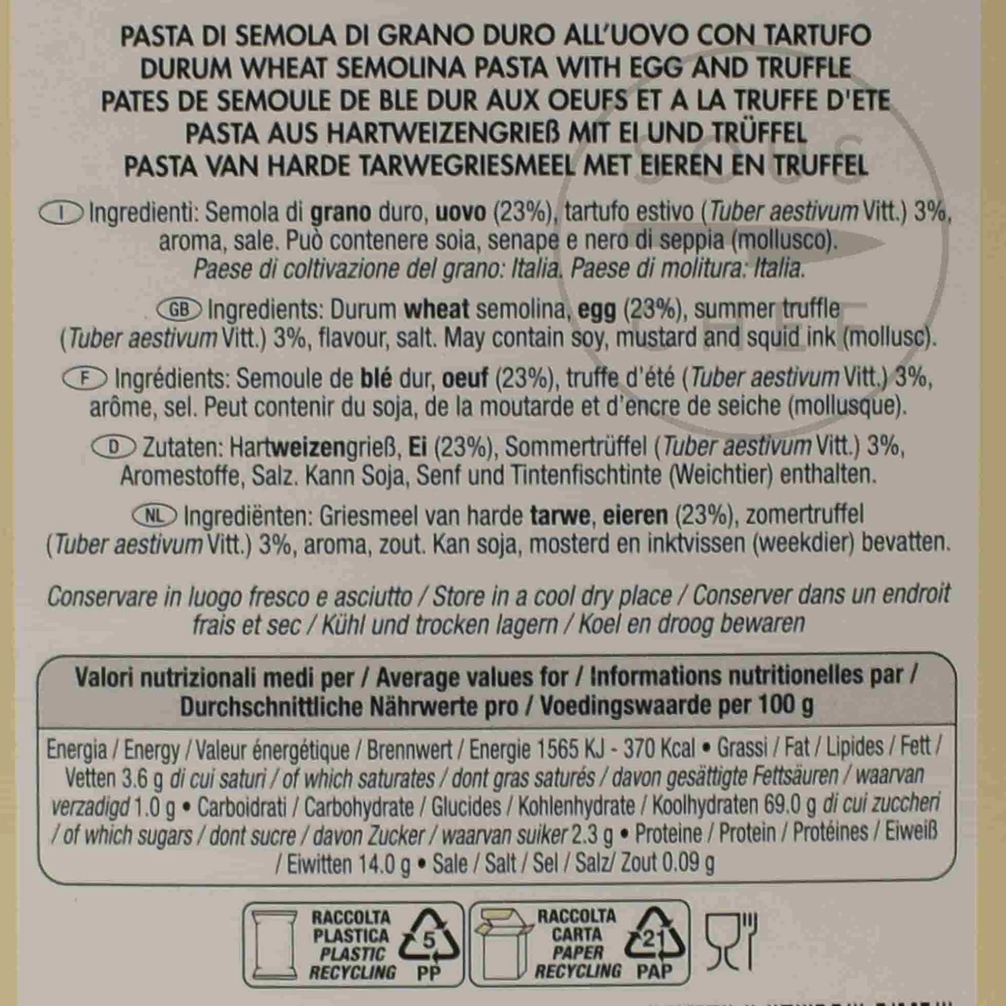 Discount Tagliatelle All'Uovo Truffle Pasta, 250g Ingredients Brands|Pasta, Rice & Beans