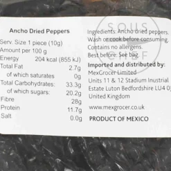 Discount Ancho Chilli, 75g Mexican Ingredients|Herbs & Spices