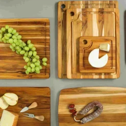 Best Rectangle Marine Cutting Board With Juice Canal, Medium Kitchen Tools & Utensils|Chopping & Carving Boards