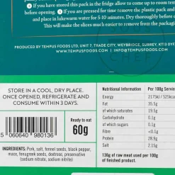 New Achari Spiced Salami, 60g Ingredients Brands|Snacks