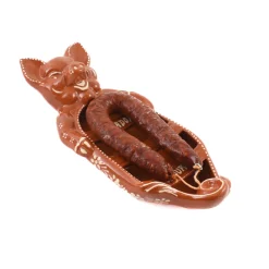 Outlet Terracotta Chorizo Pig Serving Dish, 33cm Tableware Brands