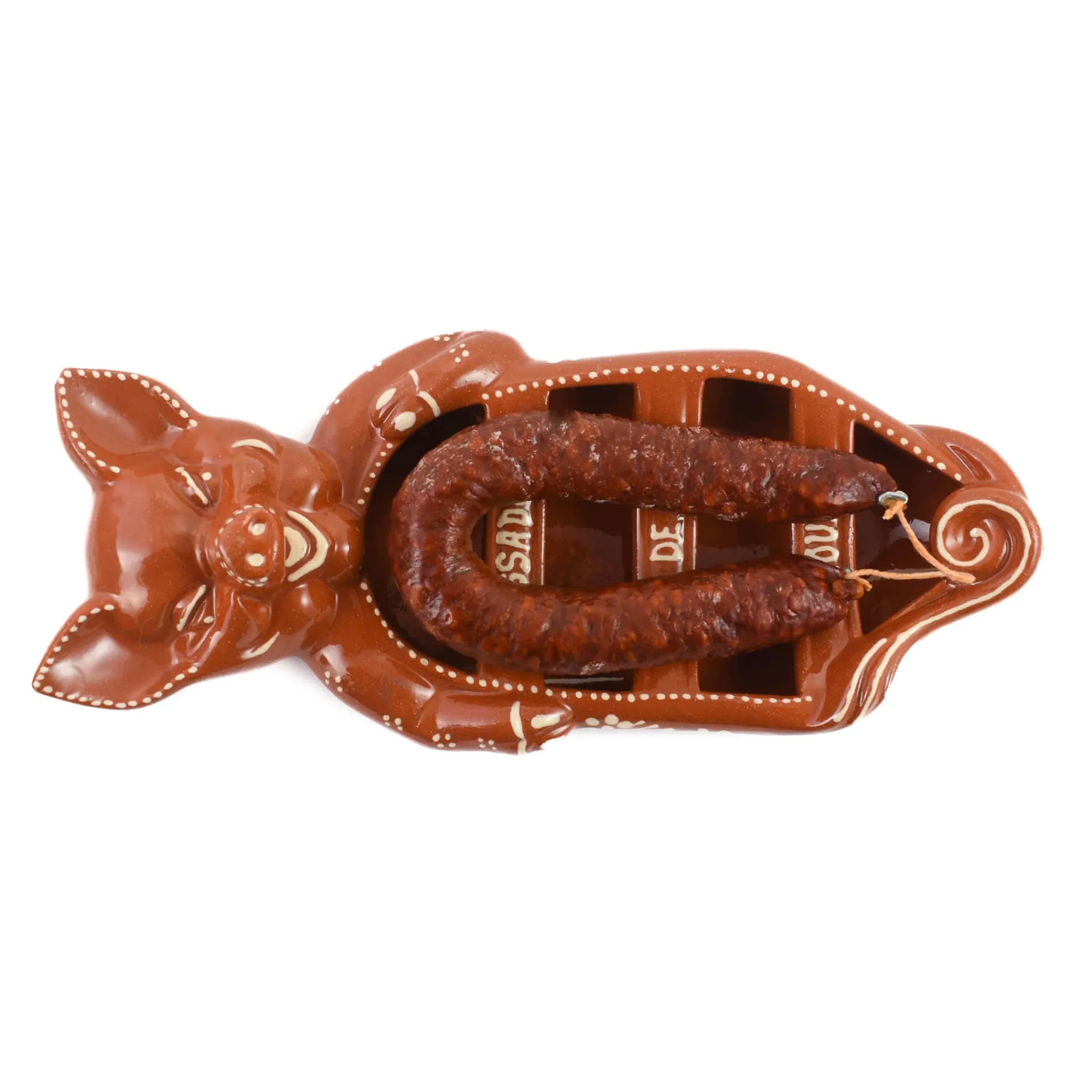 Outlet Terracotta Chorizo Pig Serving Dish, 33cm Tableware Brands