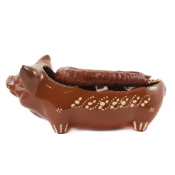 Terracotta Chorizo Pig Serving Dish, 30cm Tableware Brands