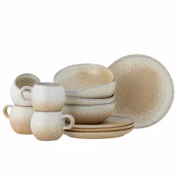 Outlet Terra Neutra Dinnerware Set, 12 Pieces Tableware Brands