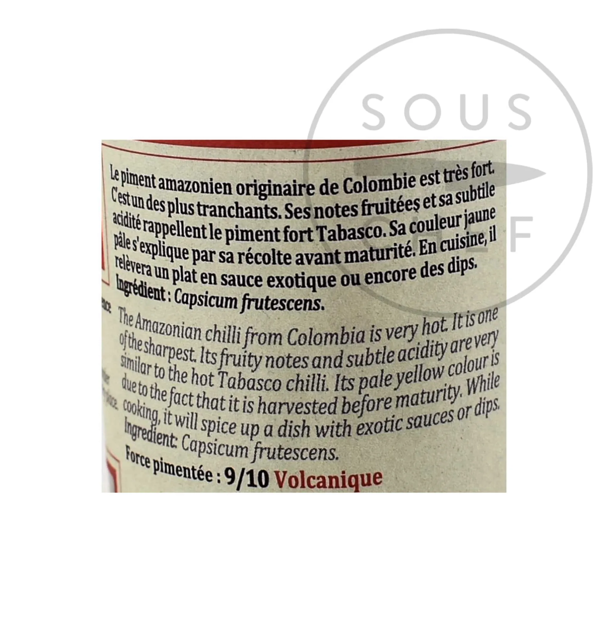 Online Amazon Chilli Pepper, 20g Ingredients Brands|Brazilian Ingredients