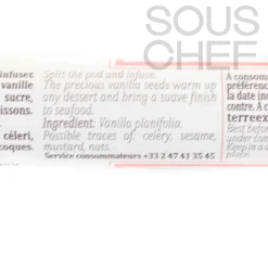 Hot Bourbon Vanilla From Madagascar, 2 pods French Ingredients|Ingredients Brands