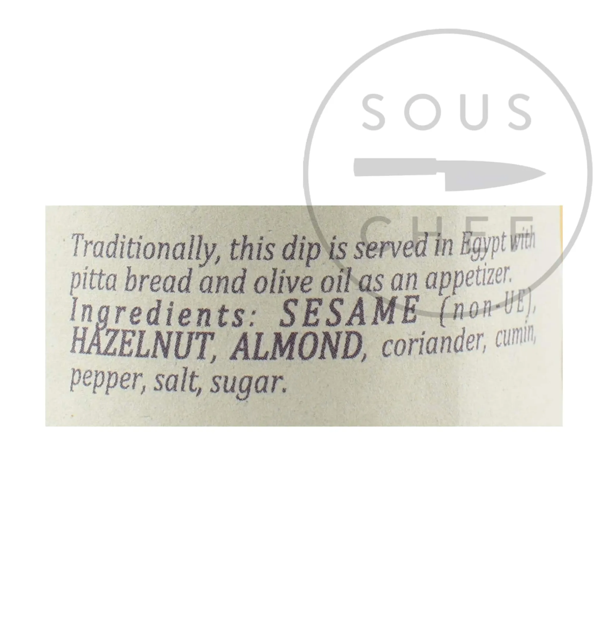 Clearance Dukkah Seasoning, 40g Ingredients Brands|Middle Eastern Ingredients