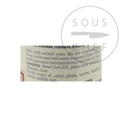 Five Spice Blend, 60g Ingredients Brands|Chinese Ingredients