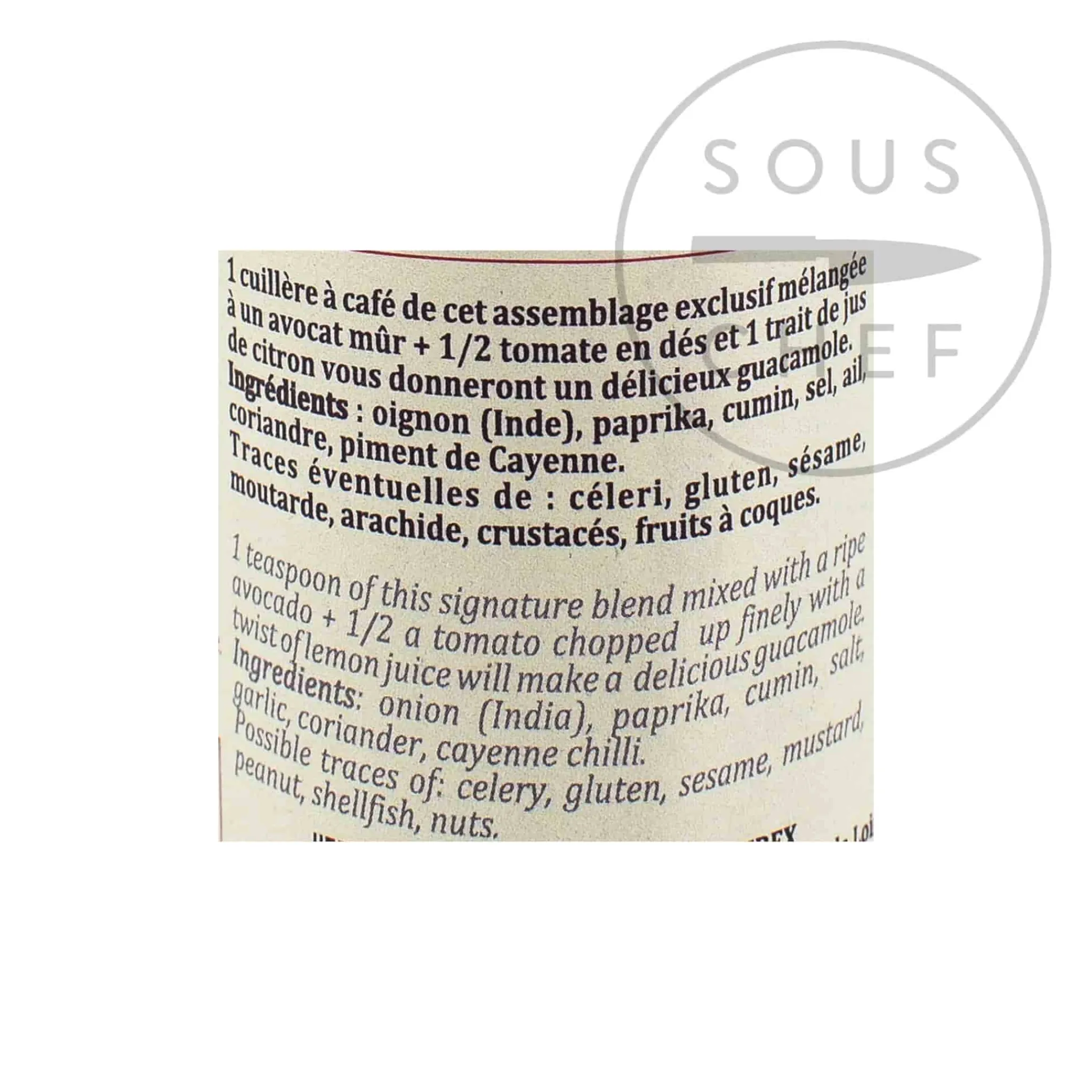 Online Guacamole Spice Blend, 55g Ingredients Brands|Mexican Ingredients