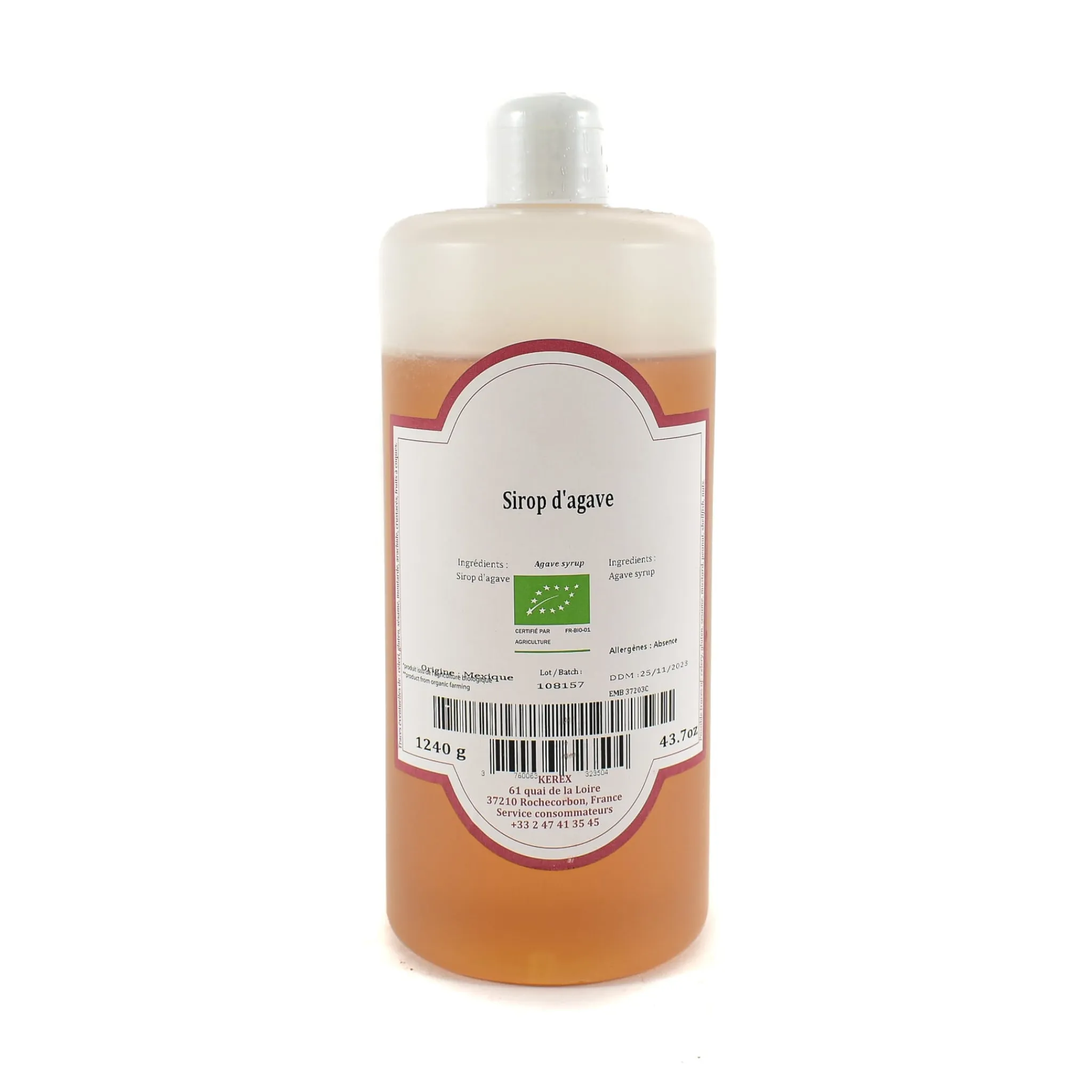 Sale Organic Agave Syrup, 1L Ingredients Brands|Jam, Honey & Spreads