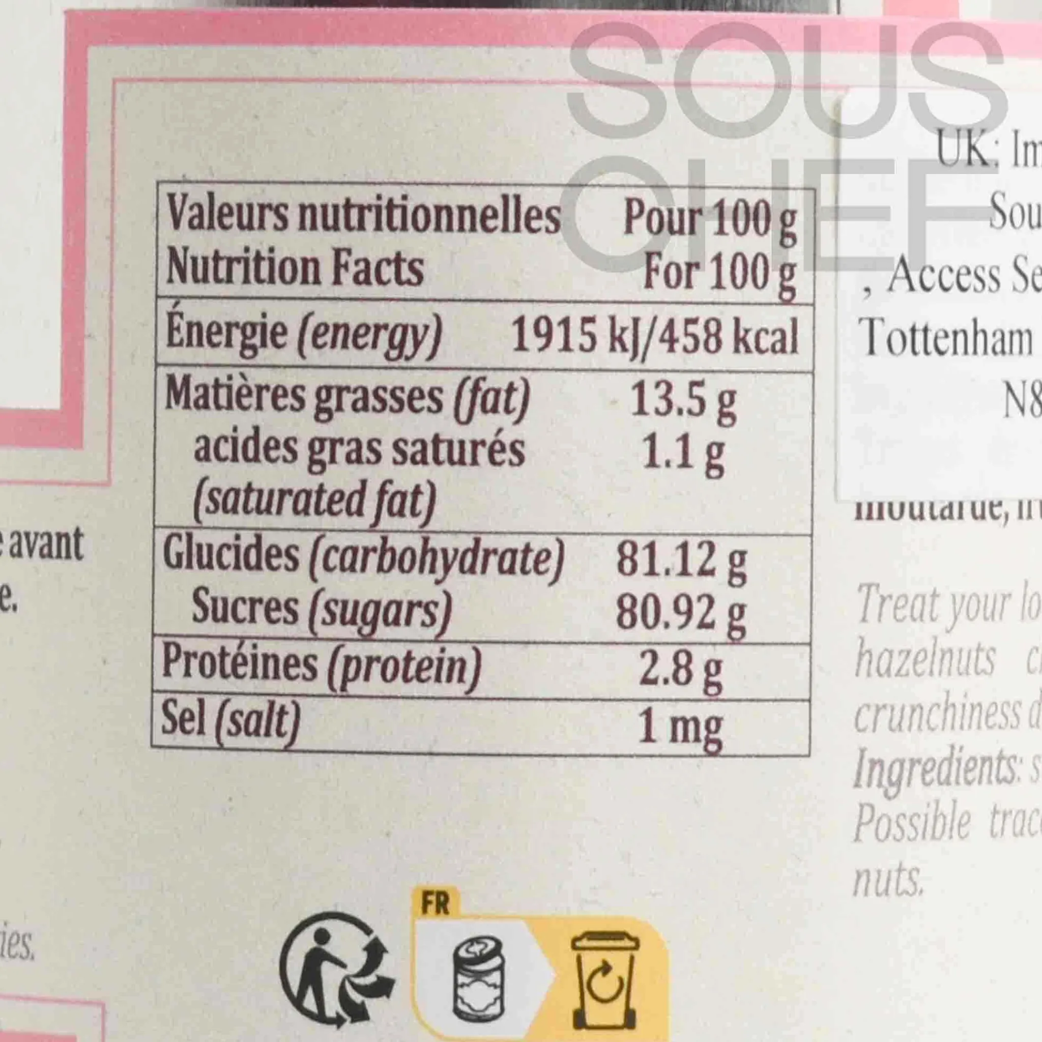 Best Praline, 220g Ingredients Brands|French Ingredients