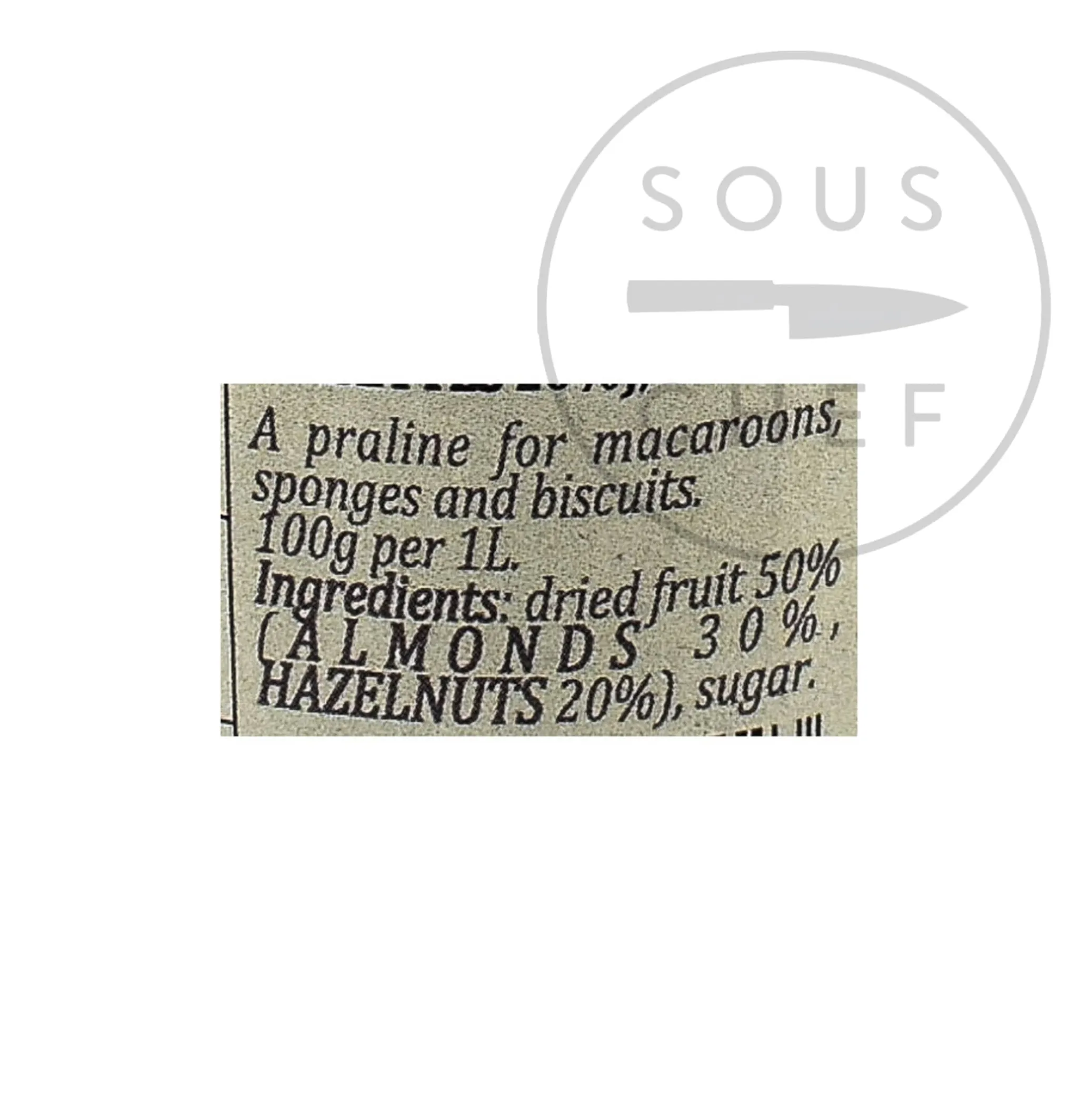 Clearance Praline Paste, 100g Ingredients Brands|French Ingredients