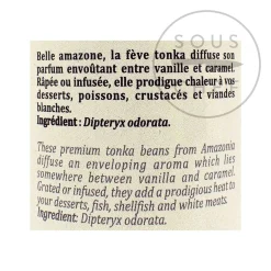 Clearance Tonka Bean, 50g Herbs & Spices|Ingredients Brands