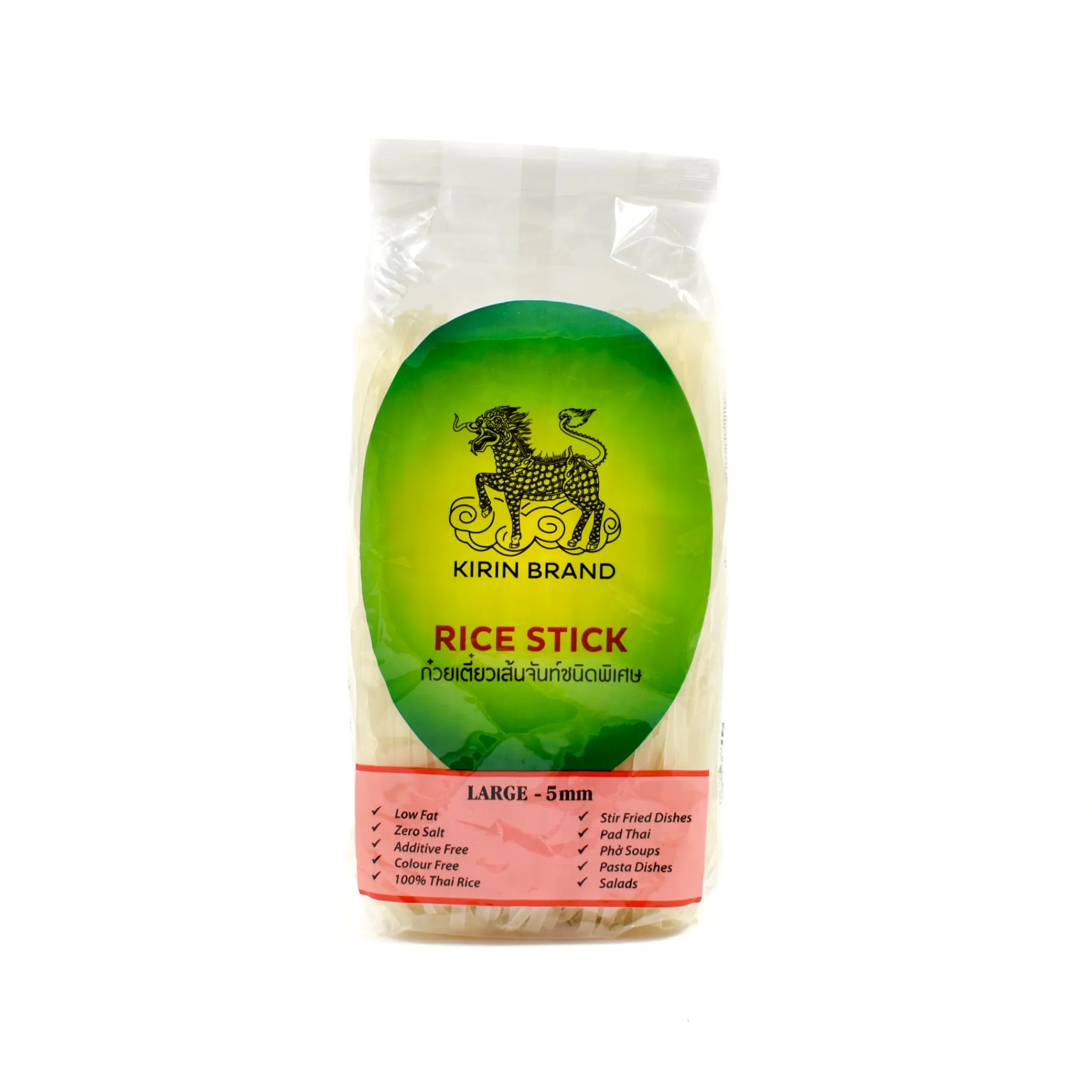 New Thai Rice Stick Noodle 5mm, 400g Southeast Asian Ingredients|Ingredients Brands