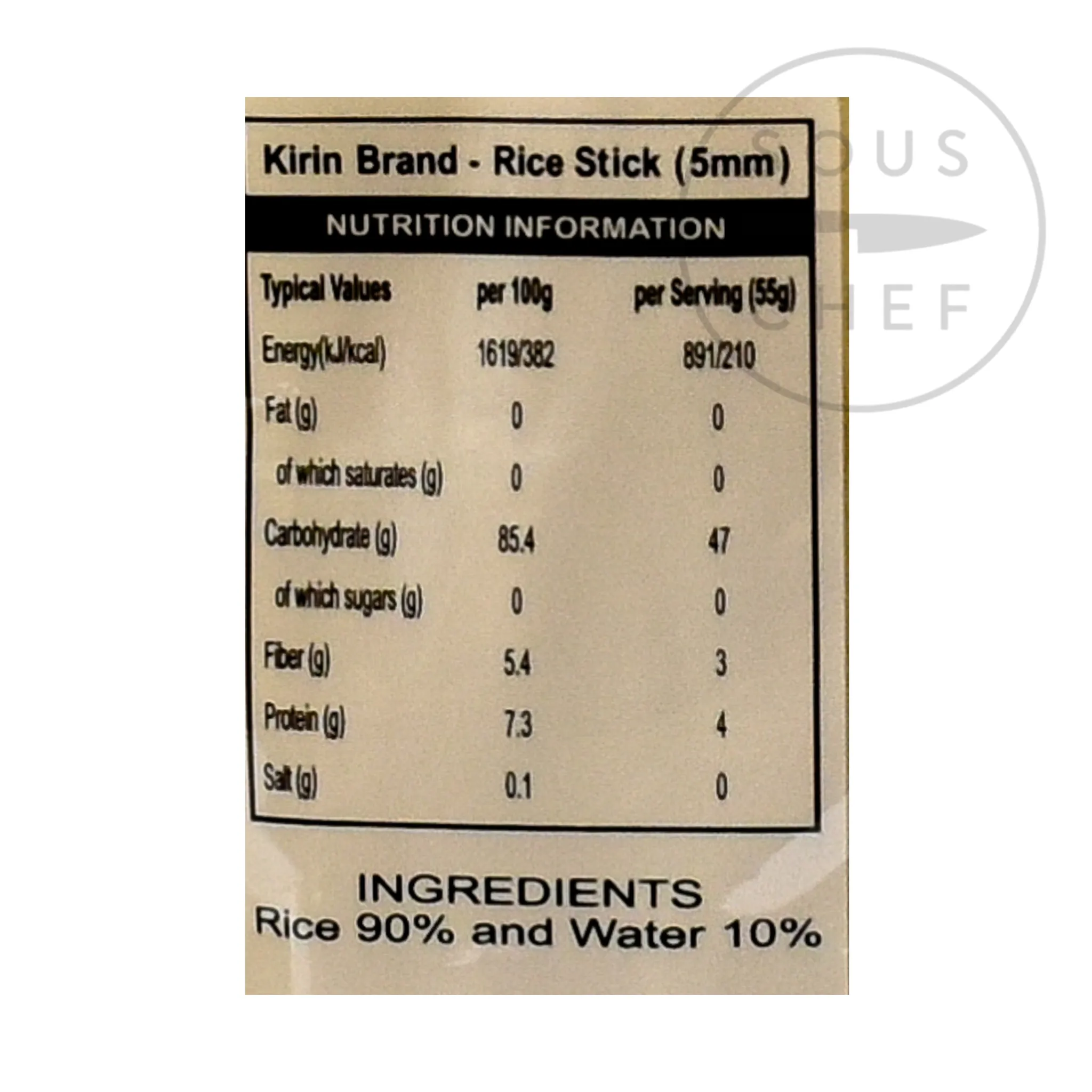 New Thai Rice Stick Noodle 5mm, 400g Southeast Asian Ingredients|Ingredients Brands