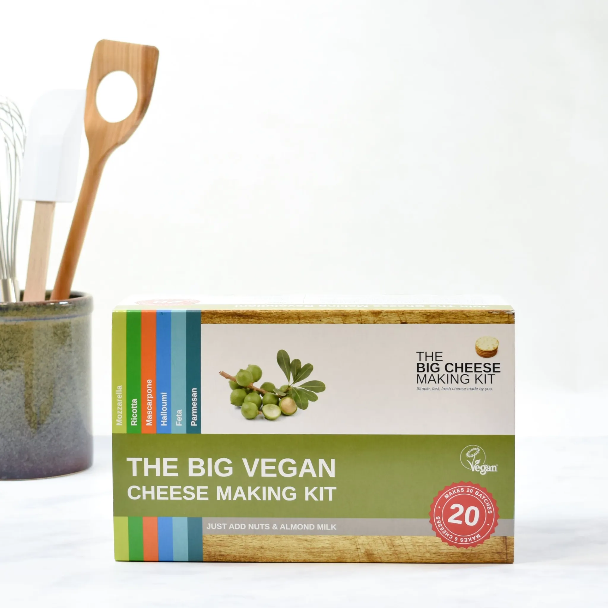 Outlet The Big Vegan Cheese Making Kit Ingredients Brands|Recipe Kits