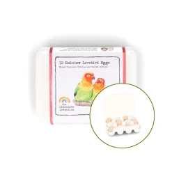 Discount The 12 Rainbow Lovebird Chocolate Eggs, 150g Chocolate & Sweets|Ingredients Brands
