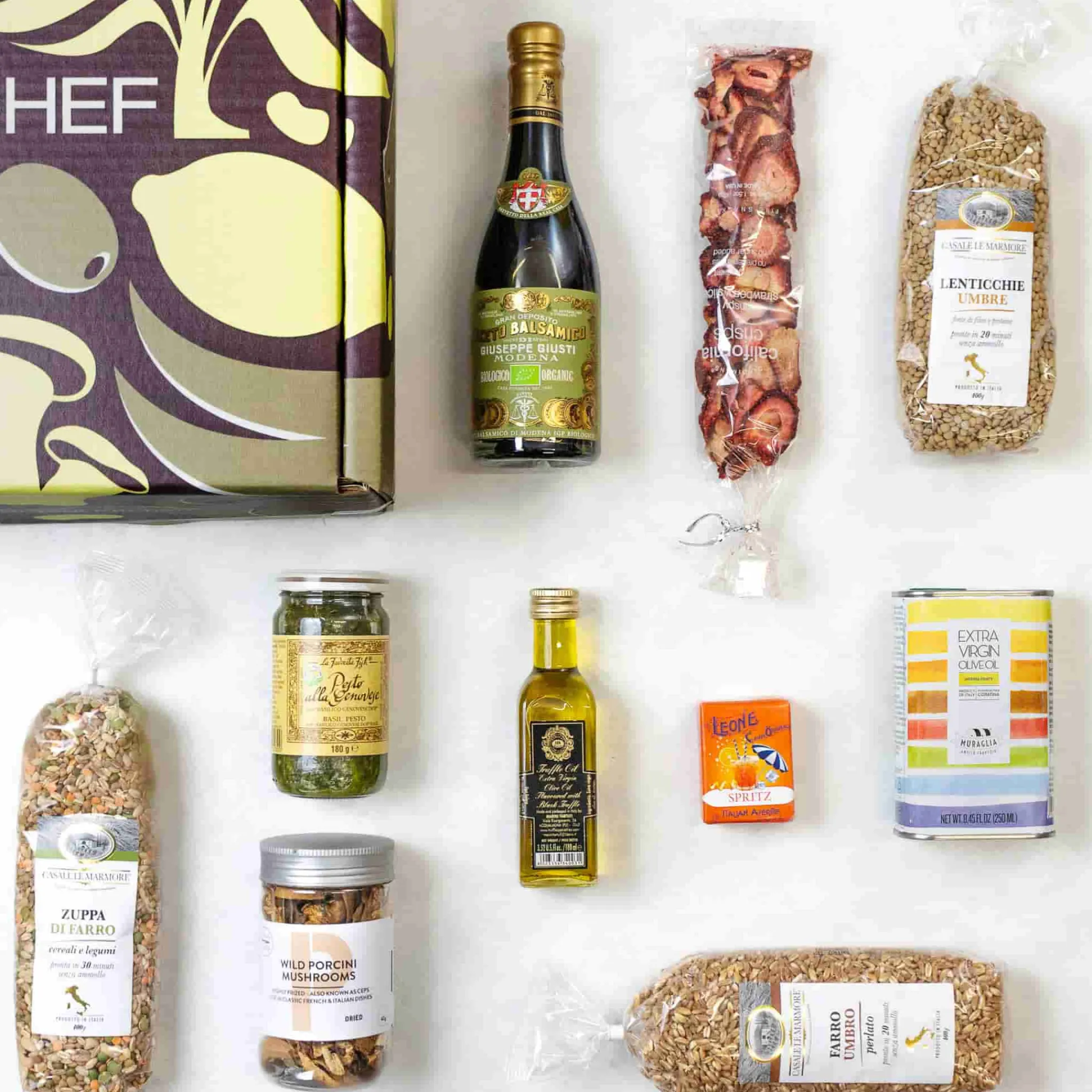The Cook's Treats Gift Hamper (Vegan) Ingredients Brands
