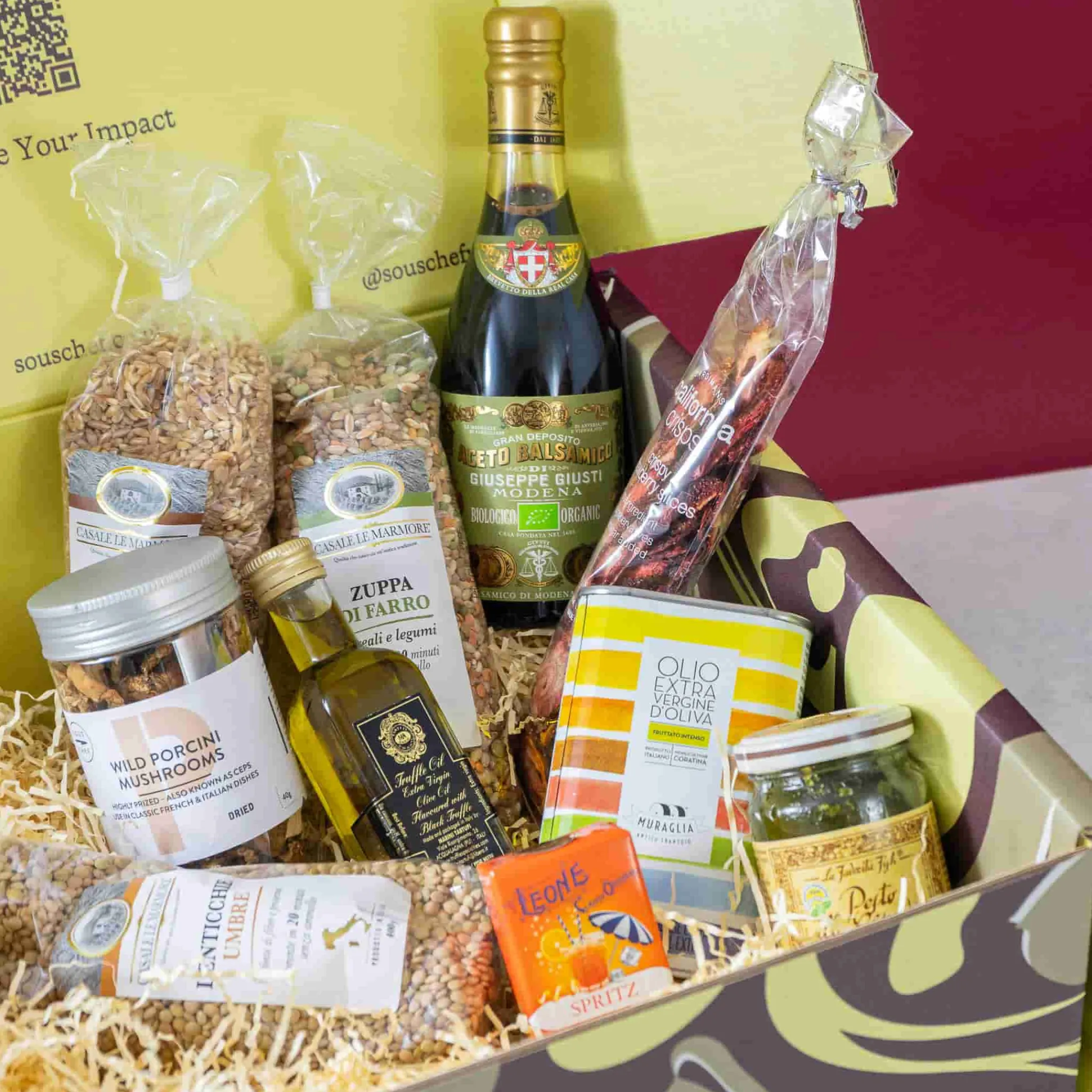 The Cook's Treats Gift Hamper (Vegan) Ingredients Brands