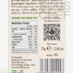 Discount The First Sphere with Balsamic Vinegar Of Modena, 75g Ingredients Brands|Oil, Vinegar & Dressings
