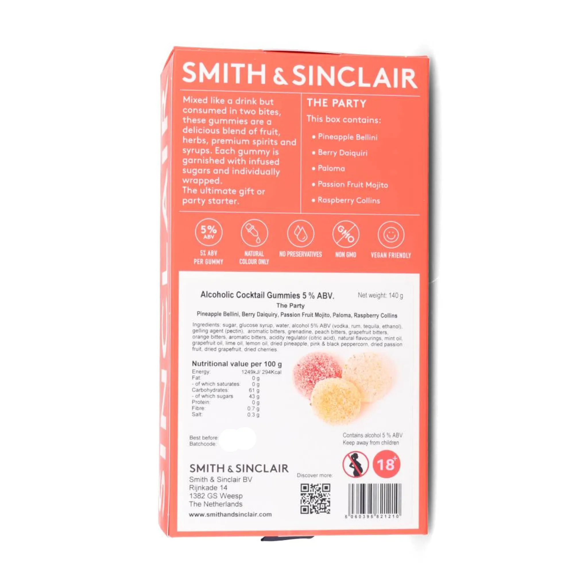 Outlet The Party 5V Alcoholic Cocktail Jelly Sweets, 140g Ingredients Brands|Chocolate & Sweets