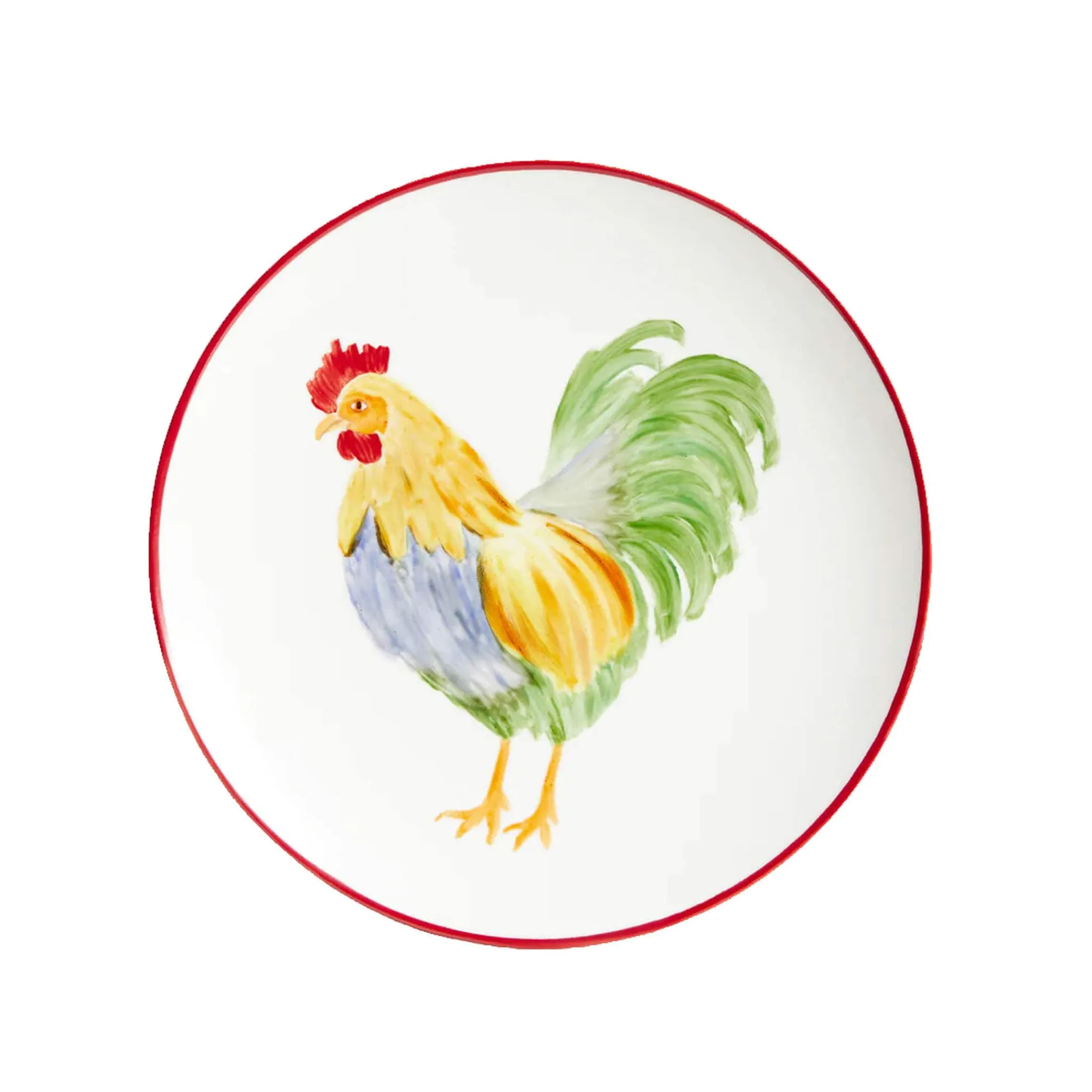 Manolo Rooster Porcelain Side Plate, 21cm Tableware Brands|Plates