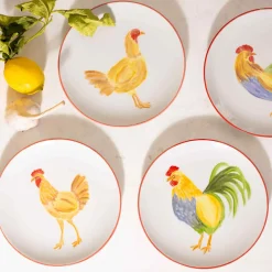 Outlet Menchu Chicken Porcelain Side Plate, 21cm Plates|Crockery & Dinnerware