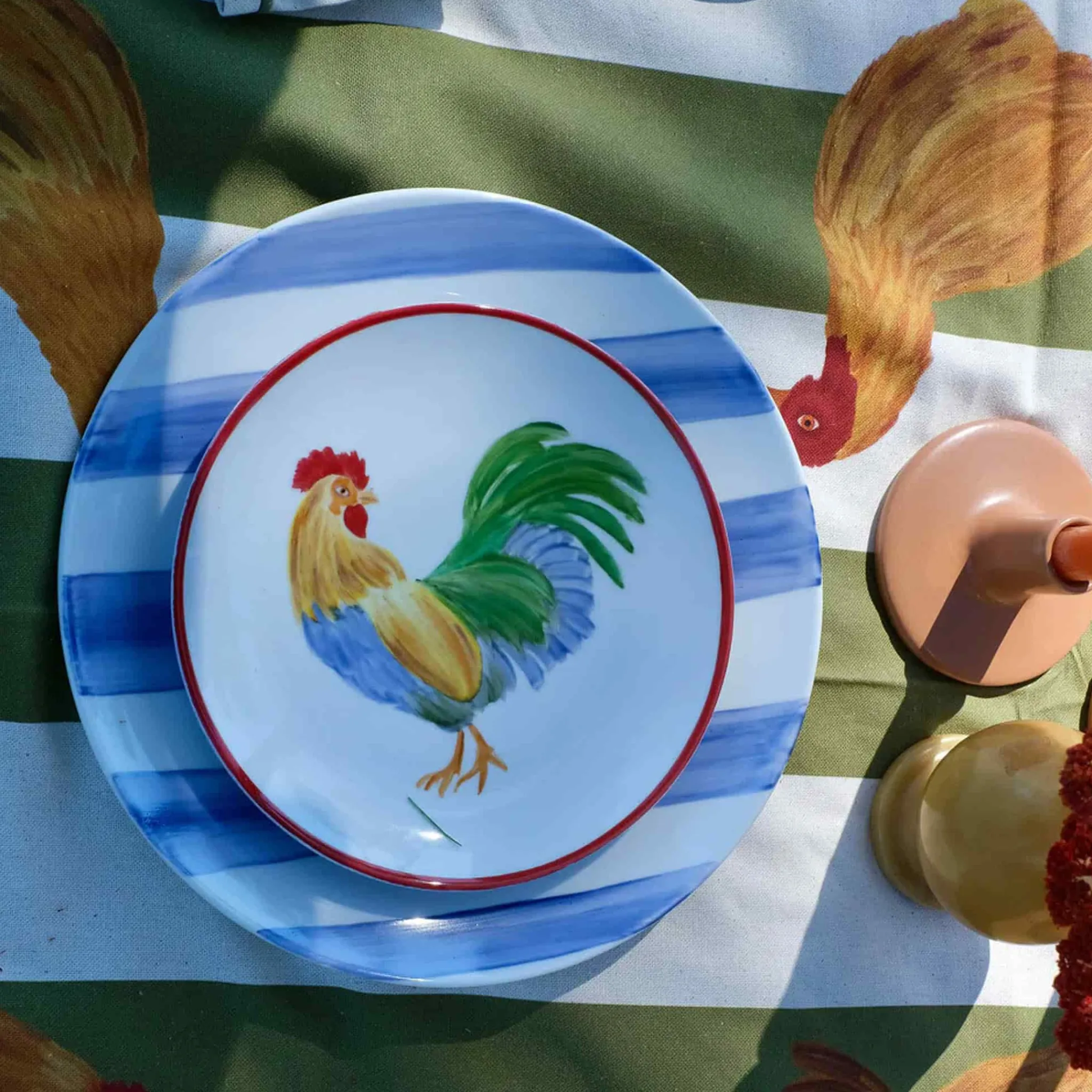 Clearance Pepe Rooster Porcelain Side Plate, 21cm Tableware Brands|Plates