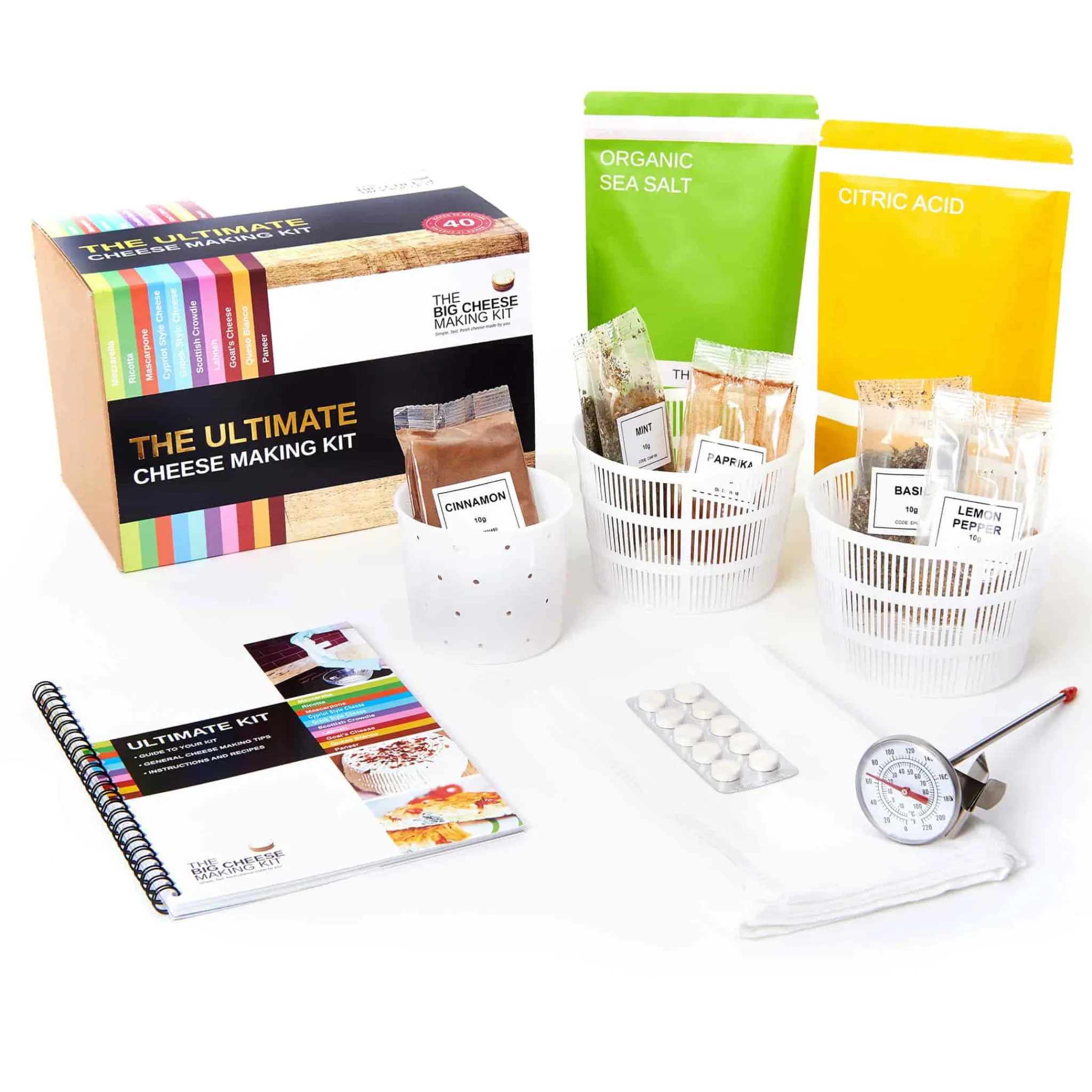The Ultimate Cheese Making Kit, 920g Ingredients Brands|Recipe Kits