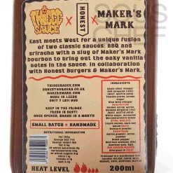 Bourbon BBQ Sriracha, 200ml Ingredients Brands|Sauces & Condiments