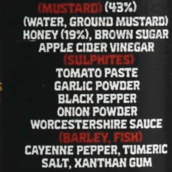 Carolina Gold Honey Mustard, 150ml Ingredients Brands|Sauces & Condiments