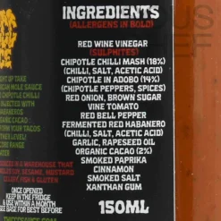 Cholo Mole Hot Sauce, 150ml Sauces & Condiments|Ingredients Brands
