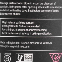 Hot Blurred Vines Spark 0% Sparkling Rose Wine, 750ml Ingredients Brands|Drinks