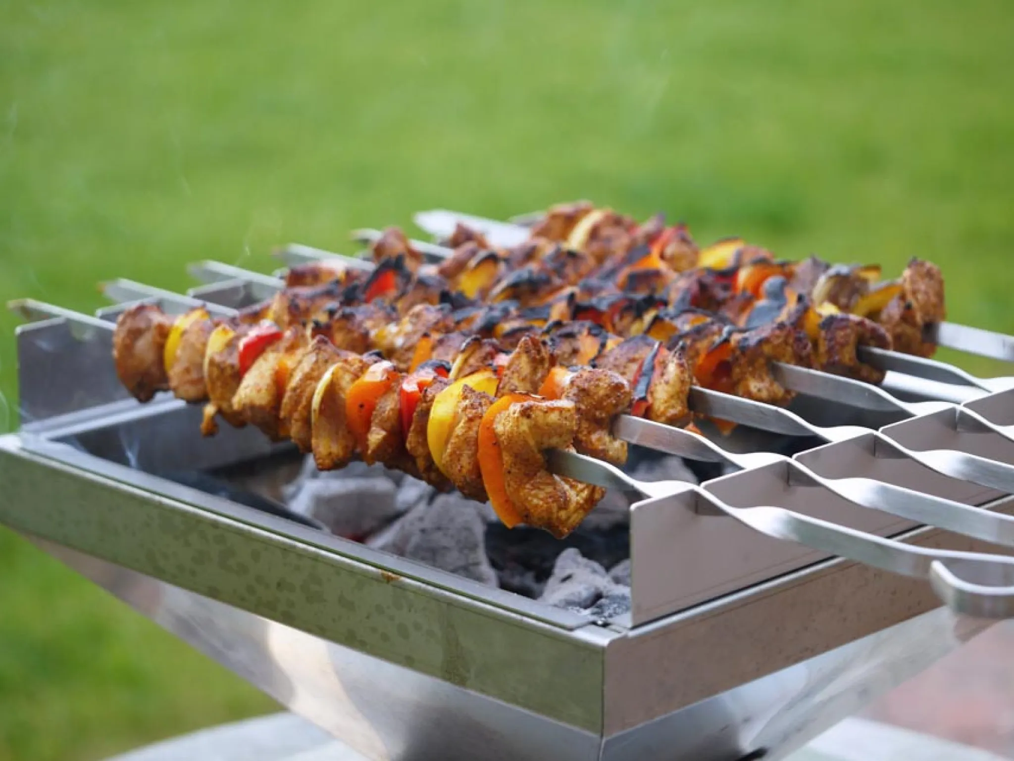 Best T1 - Stainless Steel BBQ Skewer Attachment Food Smokers|Bbq & Smoking