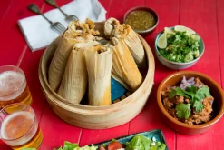 Hot 2-Tier Bamboo Steamer With Lid 8" dia Korean Ingredients|Chinese Ingredients